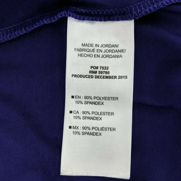 Pony Racerback Tank Top Purple Small - Picture 5 of 6